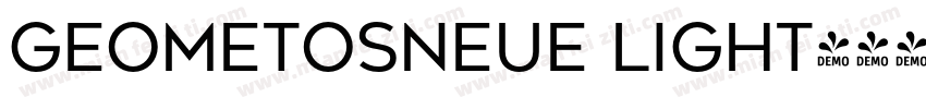 GeometosNeue Light字体转换